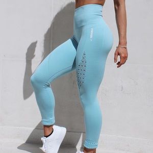 Light blue gymshark energy seemless